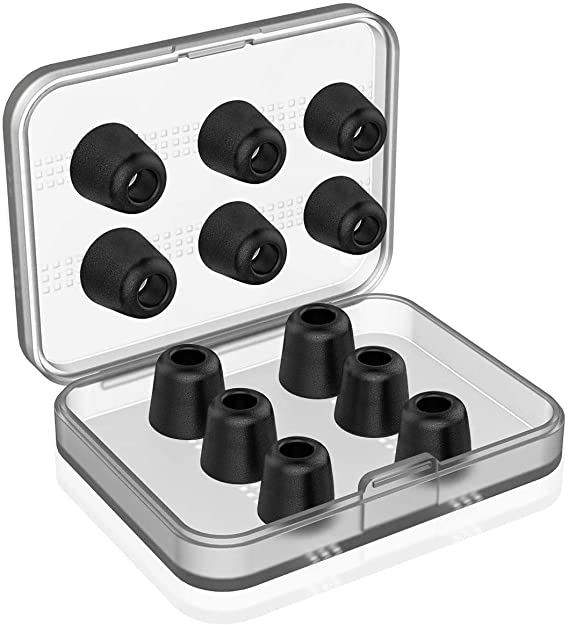 Fixim - 6x embouts de rechange en mousse à mémoire de forme pour bouchons d'oreille/moniteurs - tailles S, M, L Fixim - 6x embouts de rechange en mousse à mémoire de forme pour bouchons d'oreille/moniteurs - tailles S, M, L